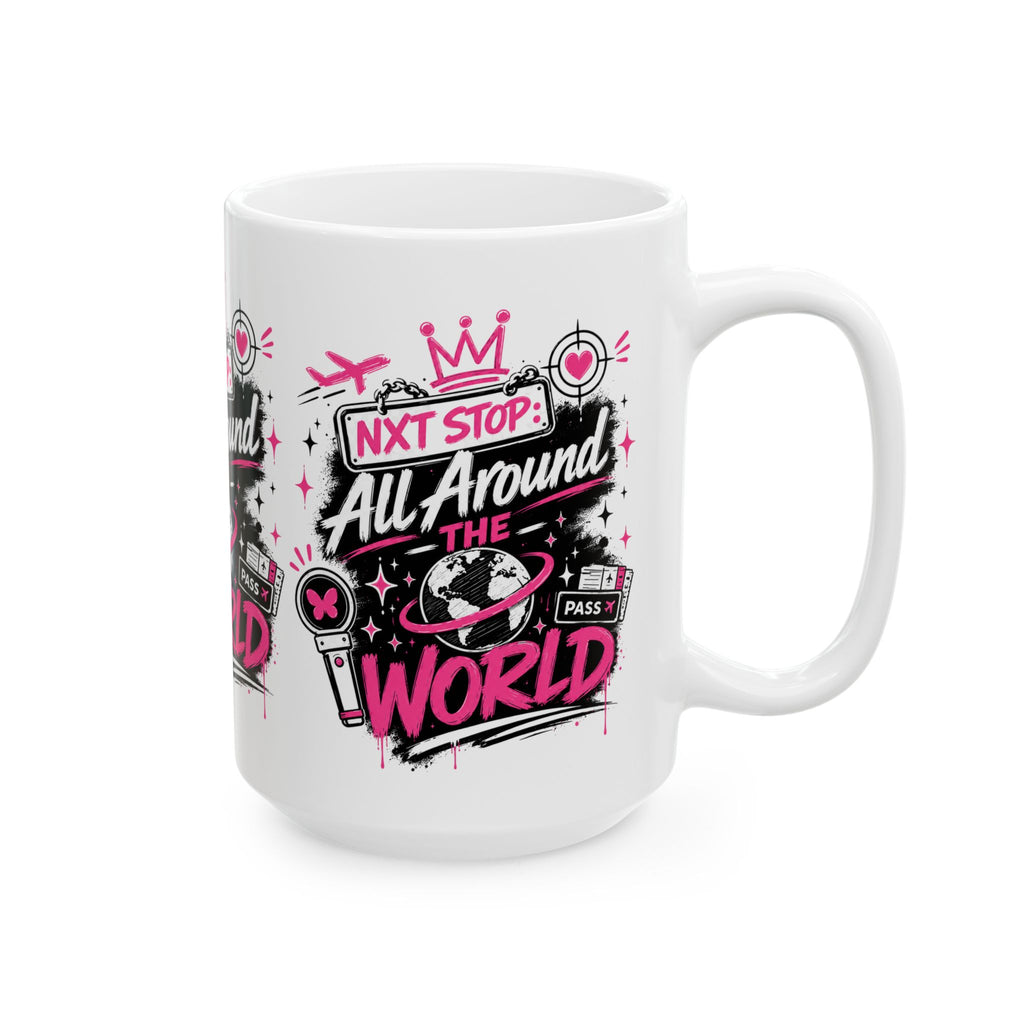 All Around the World Travel Mug — Globe Design