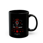 Shop. Stan. Repeat. Black Ceramic Mug