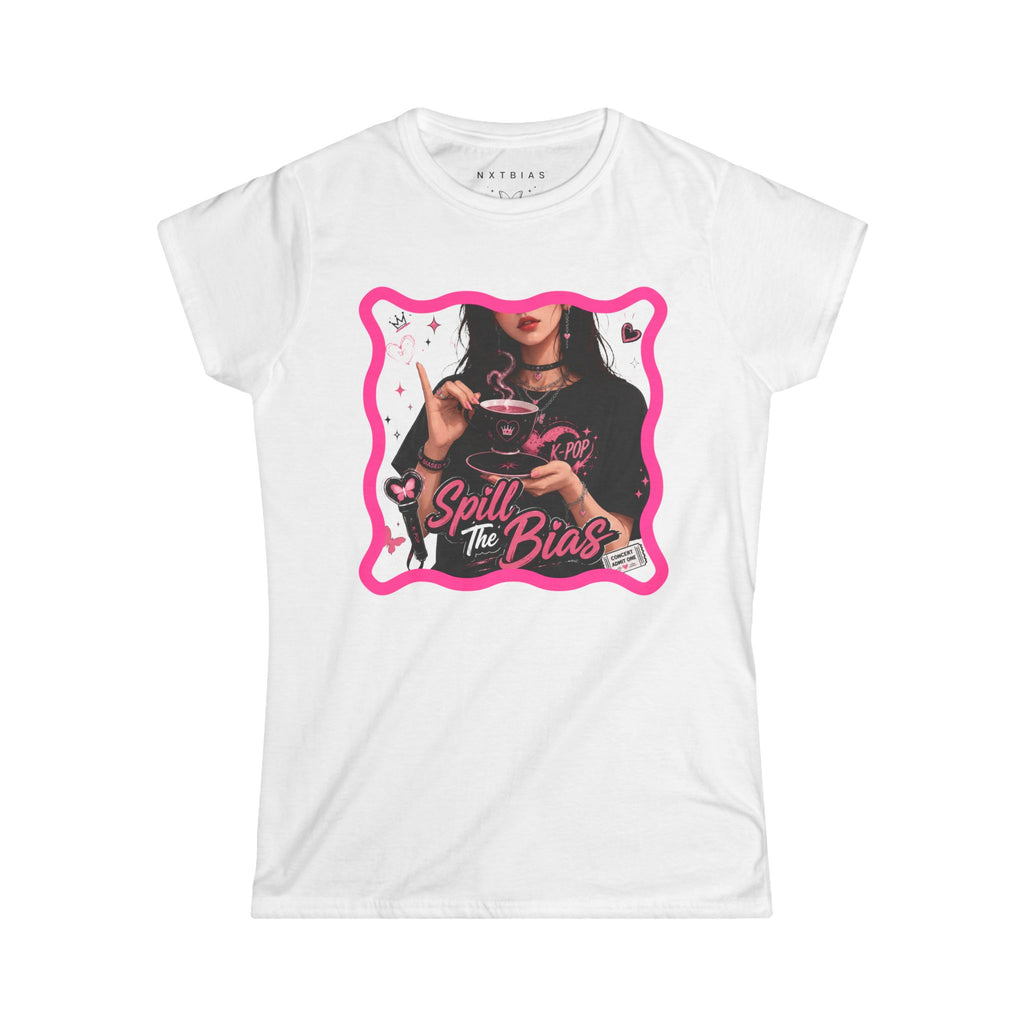 Spill The Bias Graphic T-Shirt | Soft Everyday Tee | NXTBIAS