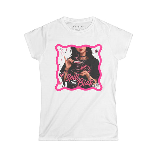 Spill The Bias Graphic T-Shirt | Soft Everyday Tee | NXTBIAS
