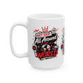 All Around the World Travel Mug — Red Passport Map
