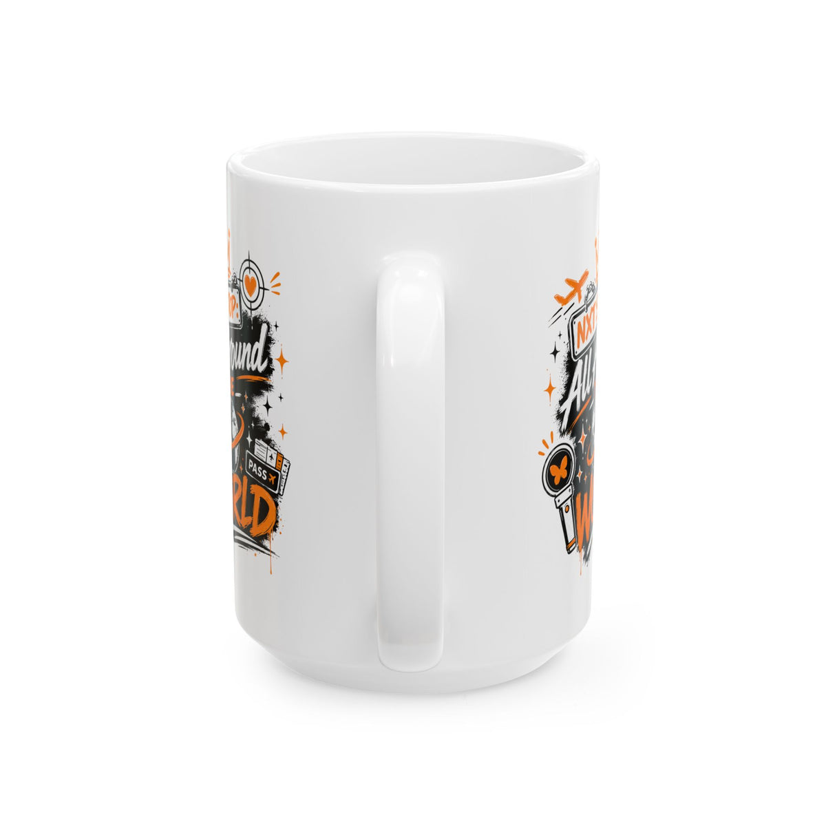 All Around the World Travel Mug — Passport Map