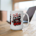 All Around the World Travel Mug — Red Passport Map