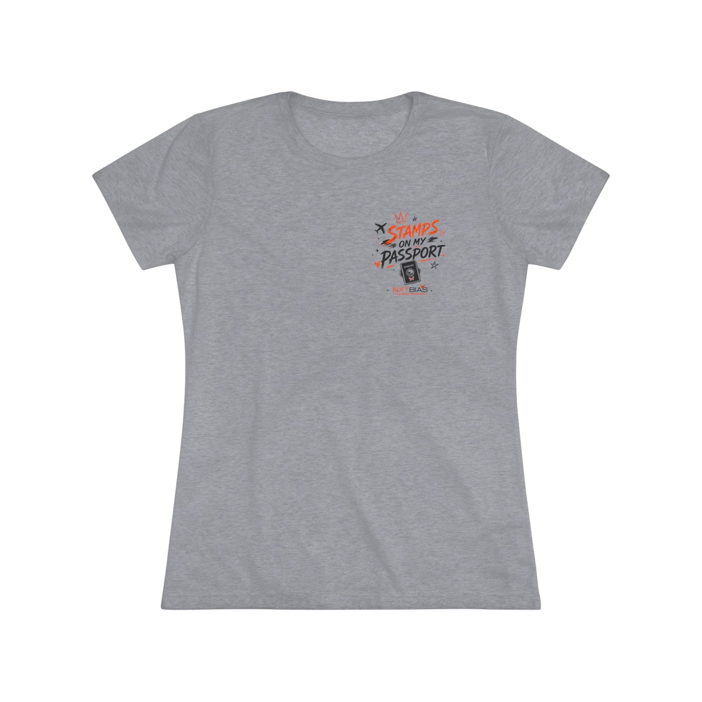 Stamps on My Passport Graphic T-Shirt | Travel Shirt | Airport Outfit | Vacation Tee | Wanderlust Travel Shirt | NXTBIAS