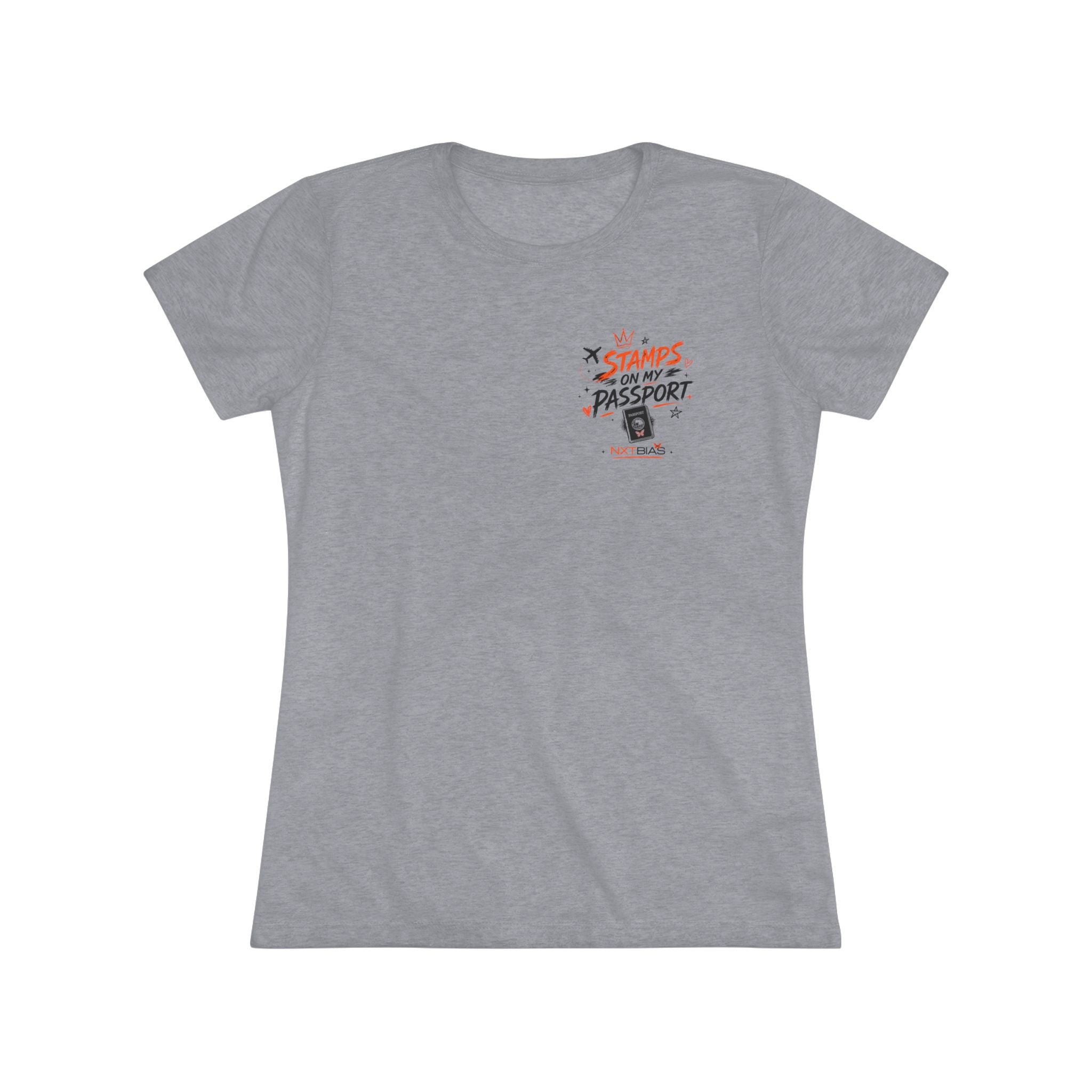 Stamps on My Passport Graphic T-Shirt | Travel Shirt | Airport Outfit | Vacation Tee | Wanderlust Travel Shirt | NXTBIAS