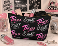 Thissss & THAT makeup pouch styled with K-pop inspired concert accessories