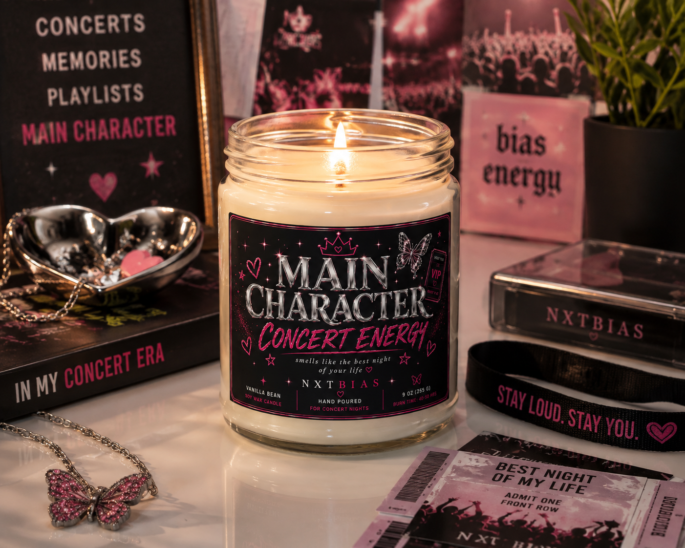 Main Character Concert Energy Vanilla Bean Soy Candle | 9 oz