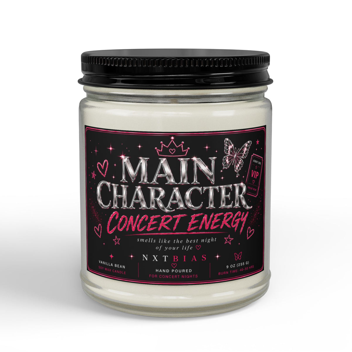Main Character Concert Energy Vanilla Bean Soy Candle | 9 oz