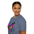 Graffiti Heart Crown Butterfly T-Shirt | Street Art K-Pop Inspired