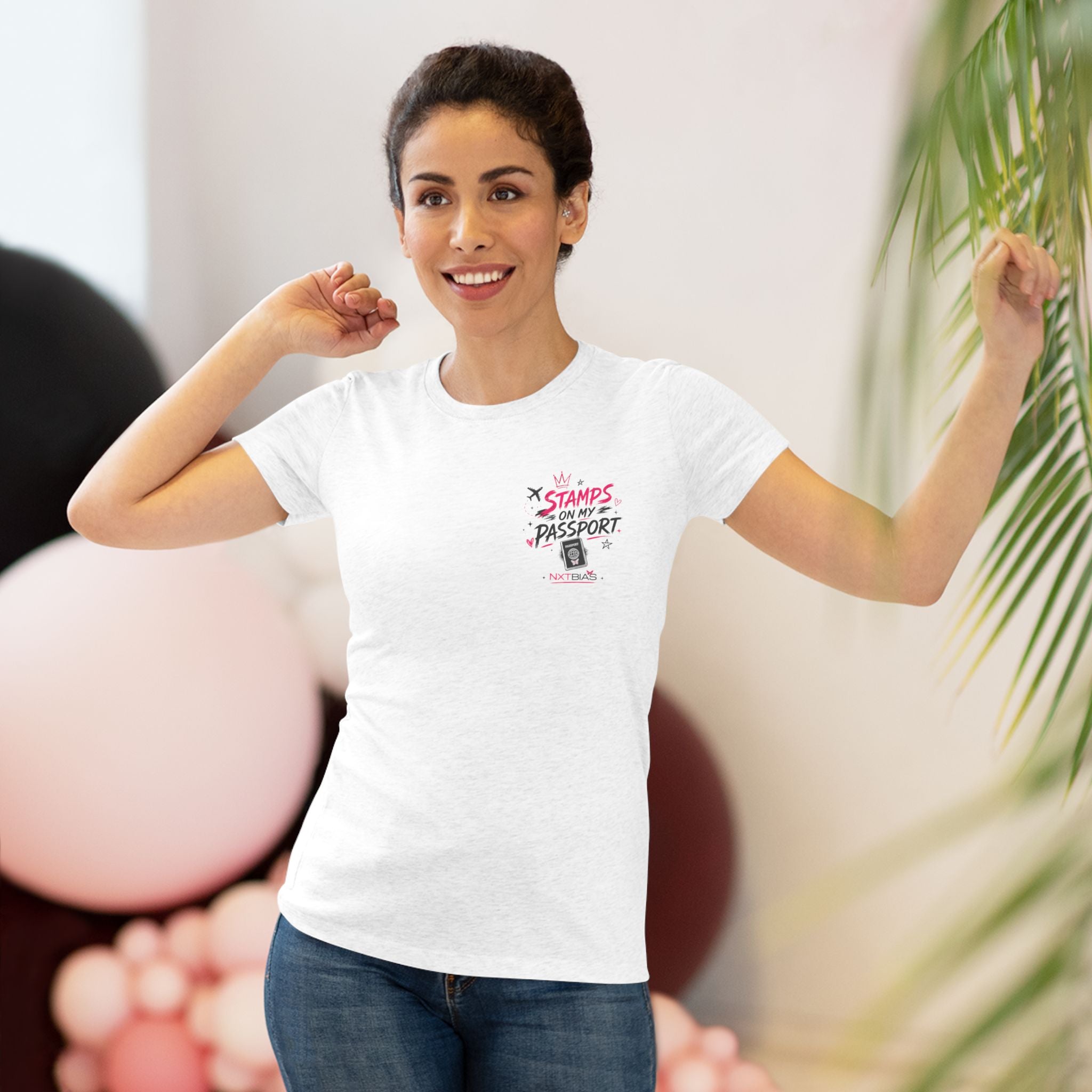 Stamps on My Passport Graphic T-Shirt | Travel Shirt | Airport Outfit | Vacation Tee | Wanderlust Travel Shirt | NXTBIAS