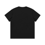 Back view of black Who's Your Bias graphic tee