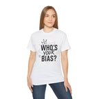 Who’s Your Bias T-shirt | K-pop Fan Shirt, Typography Crown Design