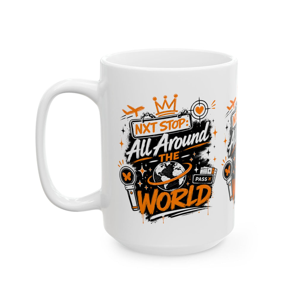 All Around the World Travel Mug — Passport Map