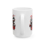 All Around the World Travel Mug — Red Passport Map