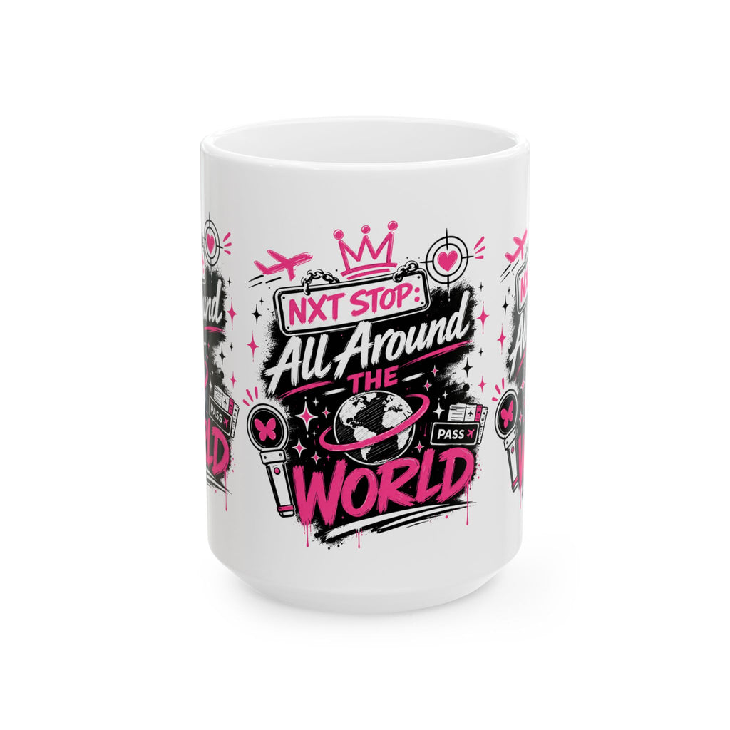 All Around the World Travel Mug — Globe Design
