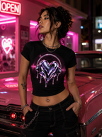 Music Is Life | Chrome Heart Headphones Graphic Tee