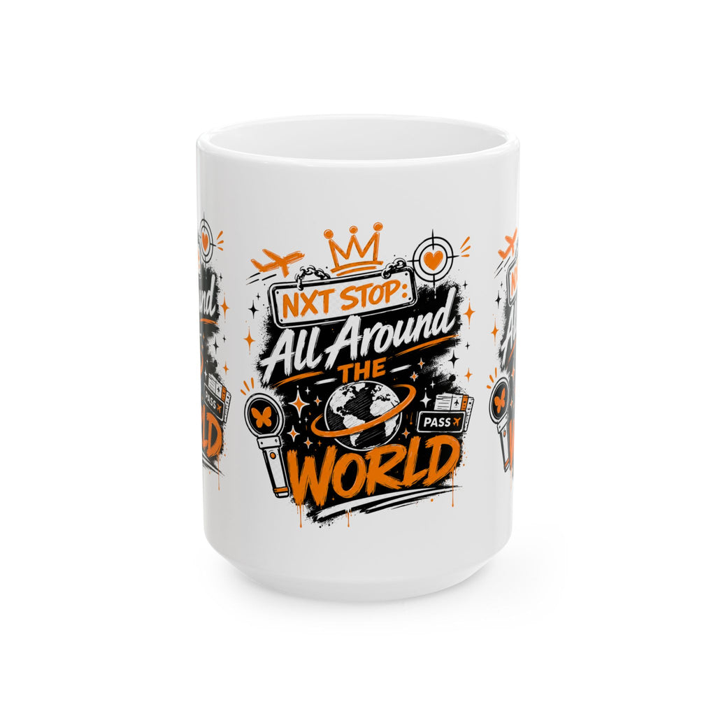 All Around the World Travel Mug — Passport Map