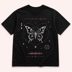 Chrome Frequency Butterfly Graphic Tee