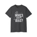 Who’s Your Bias T-shirt | K-pop Fan Shirt, Typography Crown Design