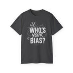 Who’s Your Bias T-shirt | K-pop Fan Shirt, Typography Crown Design