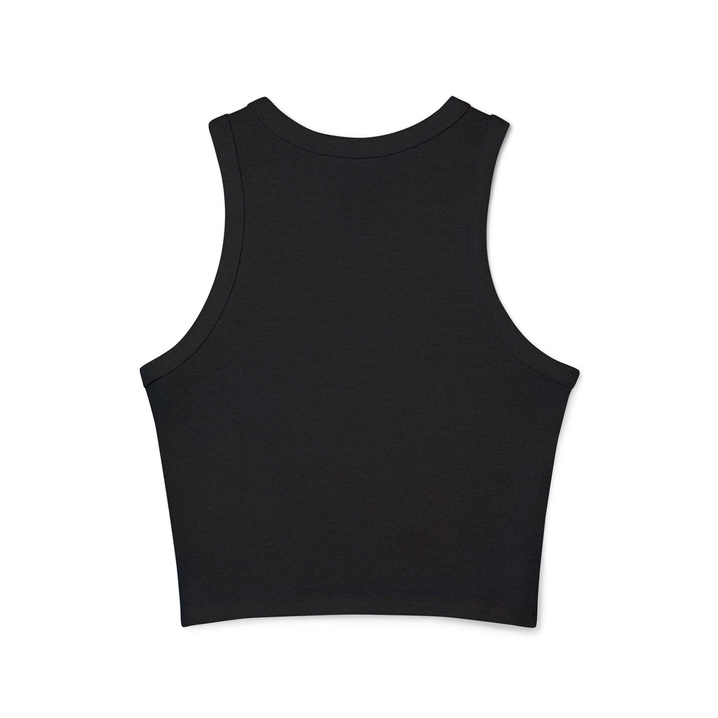 Shop. Stan. Repeat. Cropped Racer Tank | Women's Graphic Crop Top | Concert Outfit | Fan Style Tank | Trendy Summer Top | NXTBIAS
