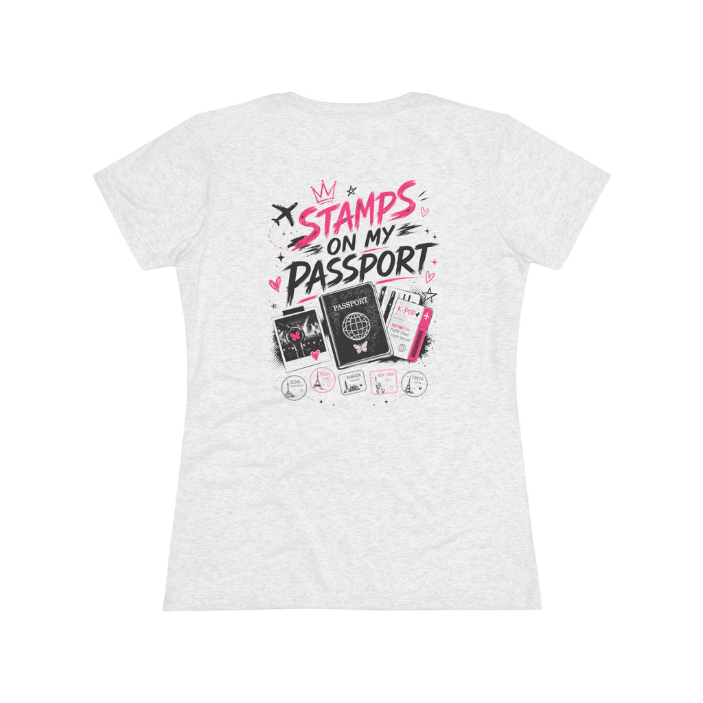 Stamps on My Passport Graphic T-Shirt | Travel Shirt | Airport Outfit | Vacation Tee | Wanderlust Travel Shirt | NXTBIAS