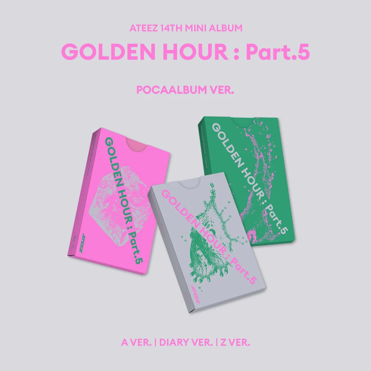 ATEEZ GOLDEN HOUR Part 5 POCAALBUM Version official album packaging