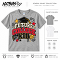 Future College Kid spirit week T-shirt for kids and adults in gray and white by NXTBIAS