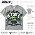 Story Mode On reading day spirit week T-shirt for kids and adults in gray and white by NXTBIAS