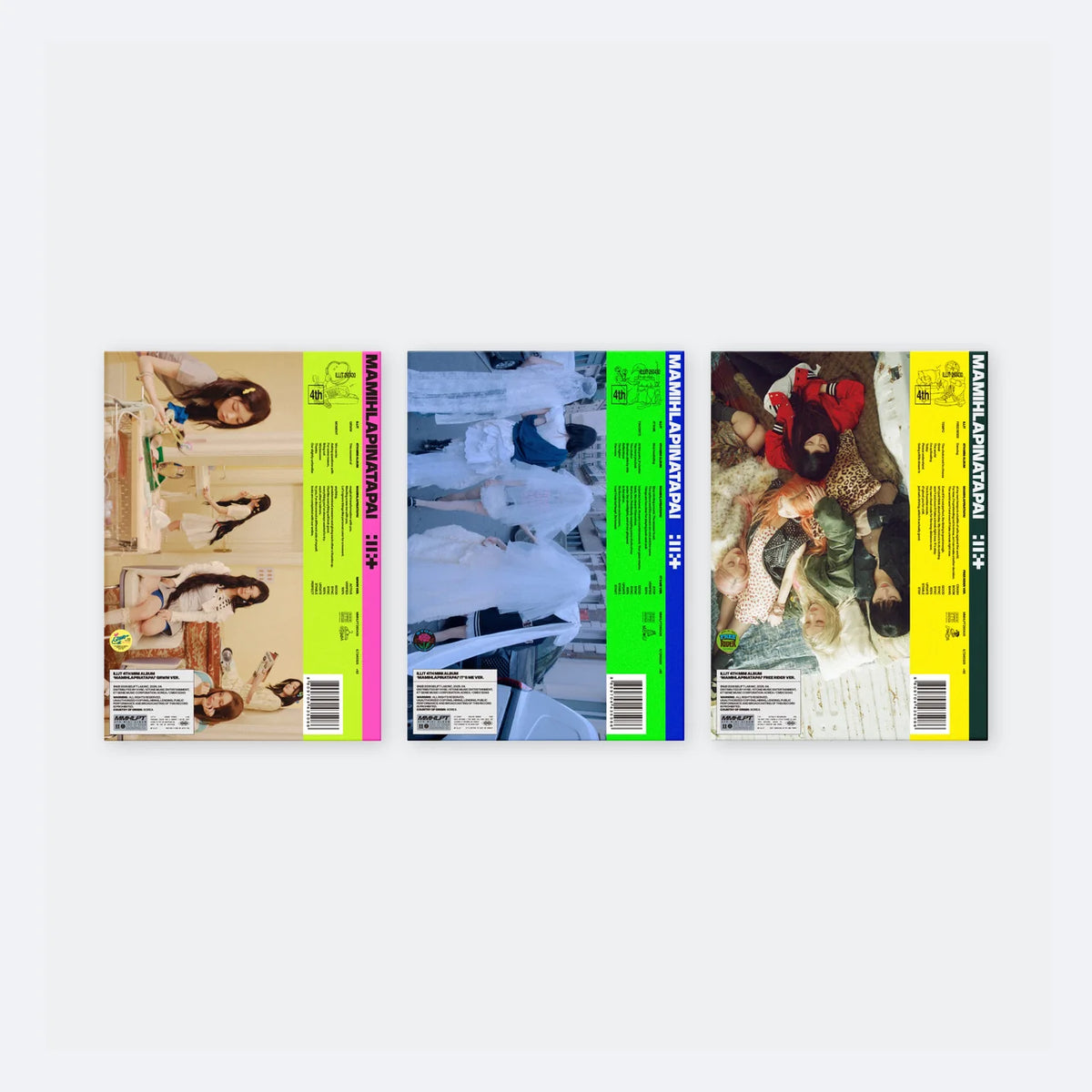 ILLIT MAMIHLAPINATAPAI Standard Version K-pop album covers