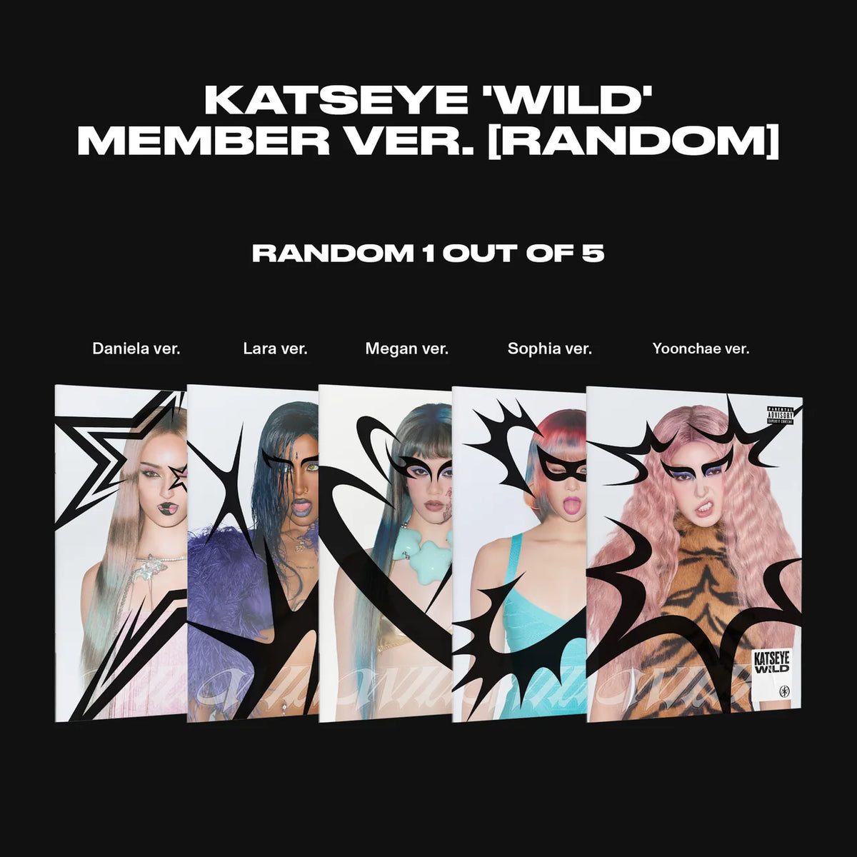 KATSEYE WILD Member Version random member album