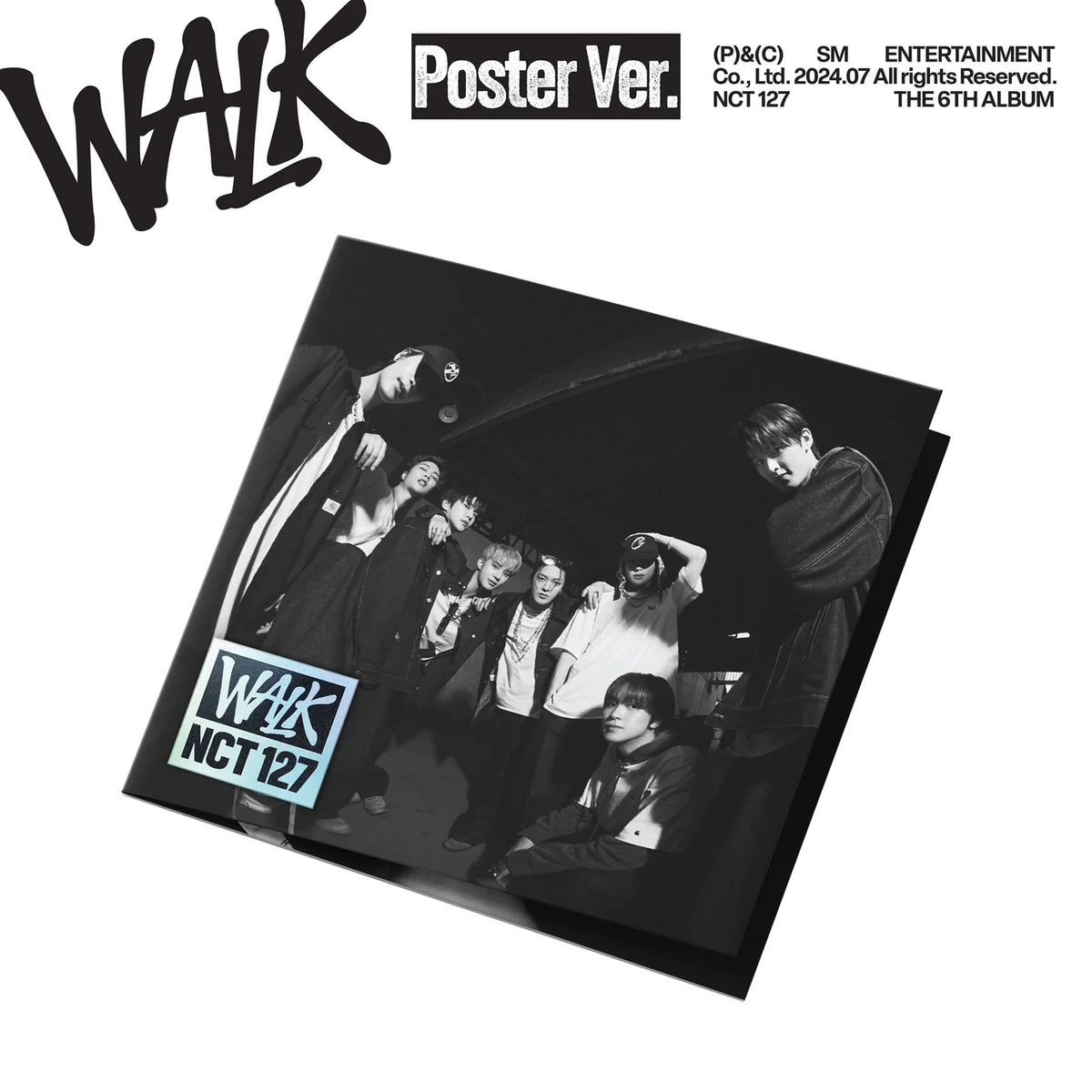 NCT 127 WALK Poster Version K-pop album