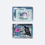 ILLIT NOT CUTE ANYMORE 1st Single Album featuring NOT CUTE and NOT MY NAME versions in clear album packaging.