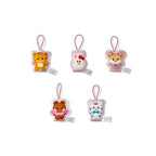 Official ILLIT DEARLIT Lucky Draw plush keyrings featuring five collectible character designs, sold individually at random.