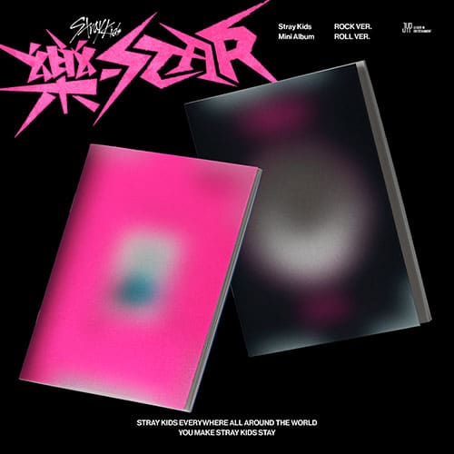 Stray Kids ROCK-STAR 8th Mini Album official ROCK and ROLL versions, available as random version preorder at NXTBIAS