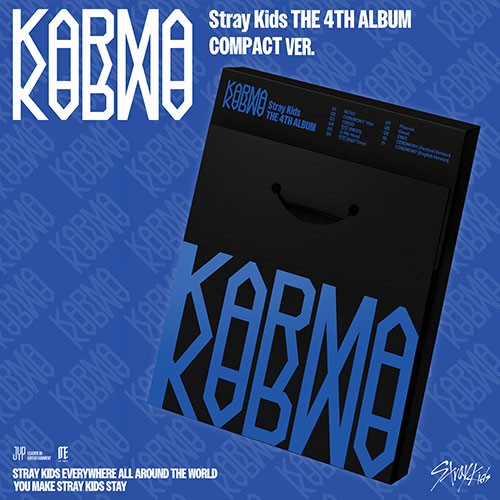Stray Kids KARMA 4th Album Compact Version official album cover, random member version at NXTBIAS
